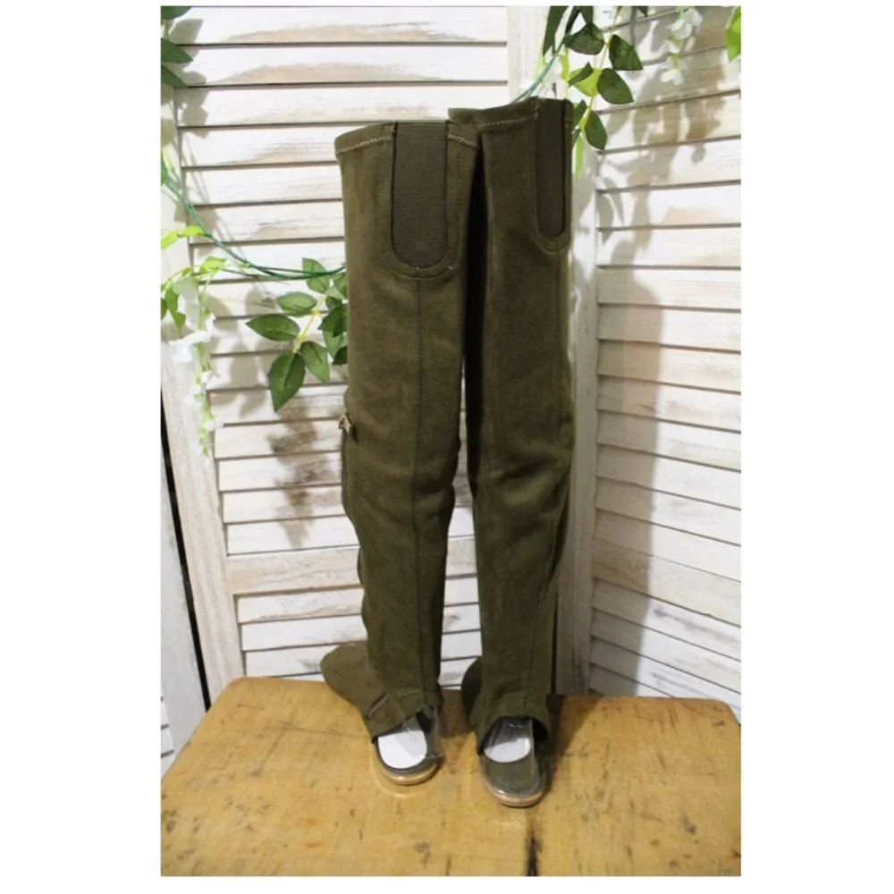Women’s Bamboo Knee Flat Boots (62)